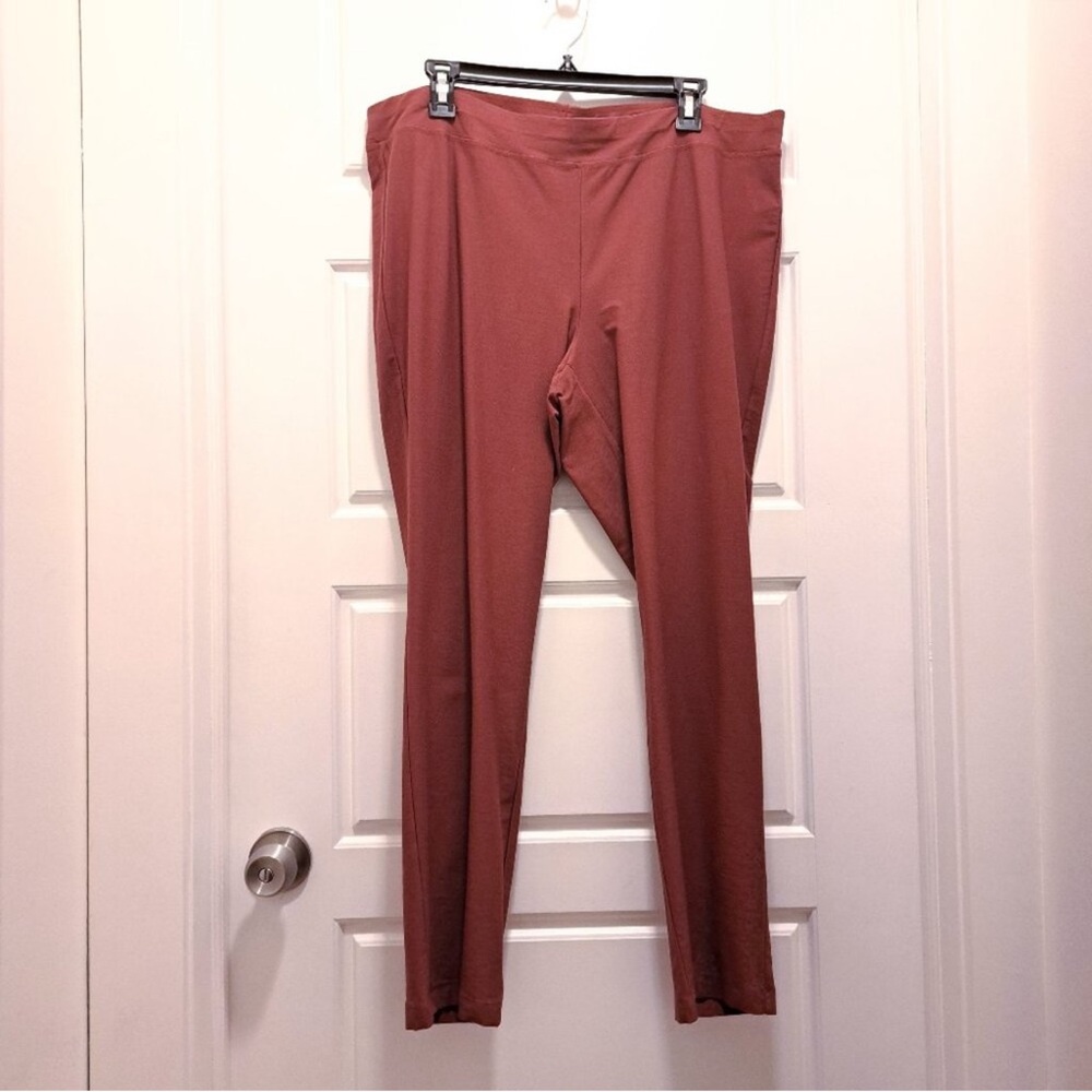 Eileen Fisher Terracotta Ankle Pants - Picture 2 of 6